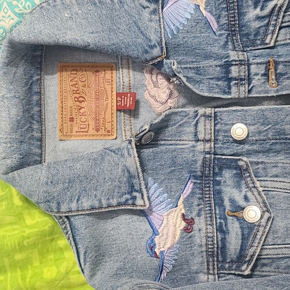 Embroidered Denim Jacket - Picture 6 of 6